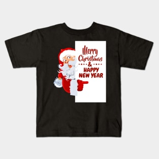 Merry Christmas and happy new year Kids T-Shirt